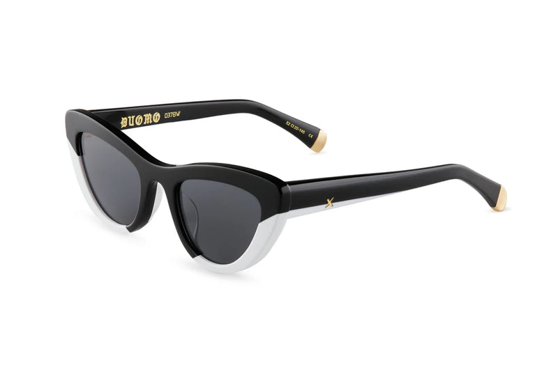 Oscar x Frank Eyewear: Duomo - Black / White