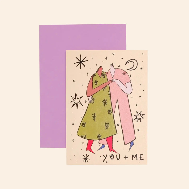 Little Black Cat: You and Me Woman + Woman Card