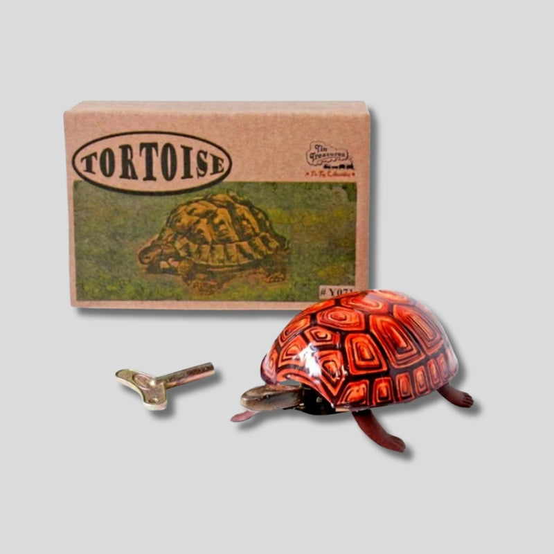 Knox & Floyd: Tin Walking Tortoise Yellow