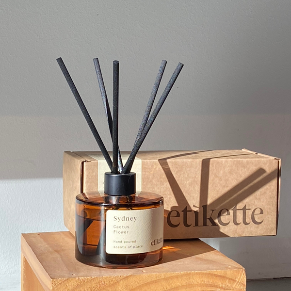 Etikette: Eco Reed Diffuser - Cactus Flower (WILPENA)