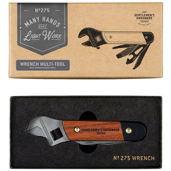 Gentlemen's Hardware: Wrench Multi-Tool Kraft Packaging