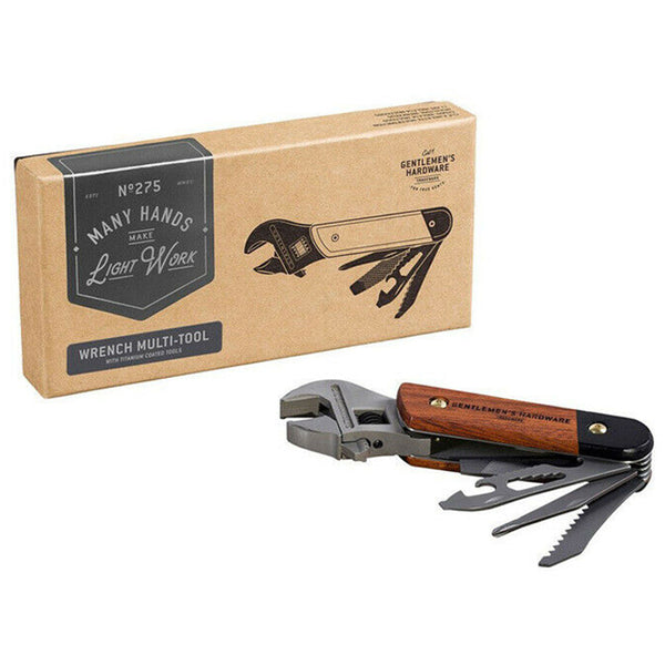 Gentlemen's Hardware: Wrench Multi-Tool Kraft Packaging