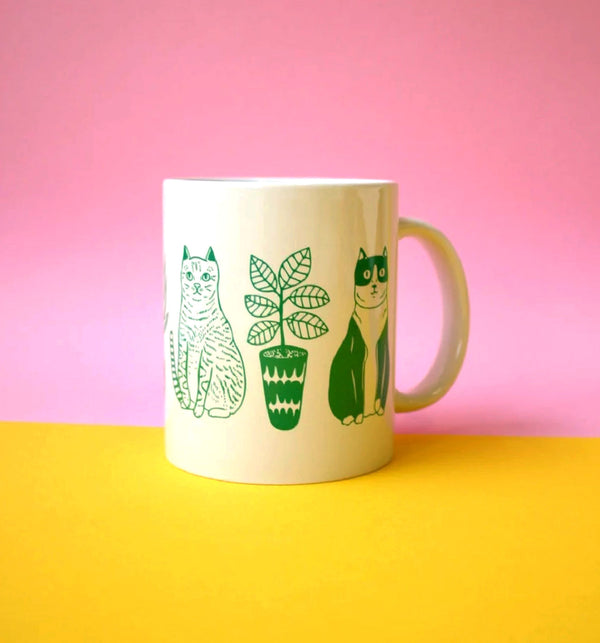 Able & Game: Mug - Cats and Plants