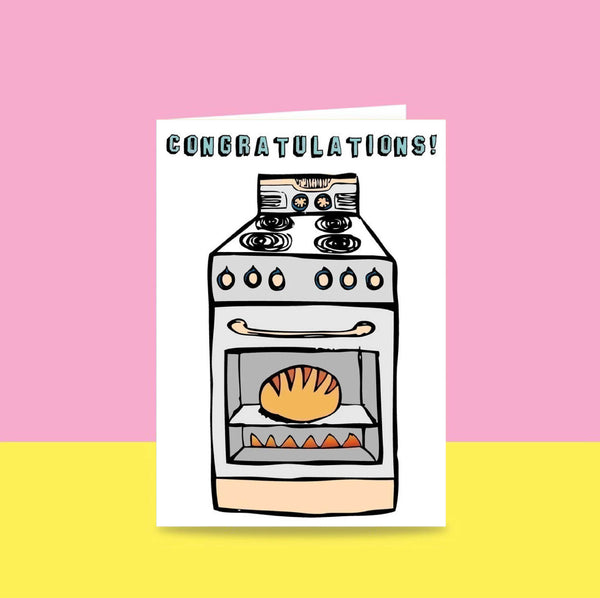 Able & Game: Greeting Card - Bun In The Oven