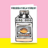 Able & Game: Greeting Card - Bun In The Oven