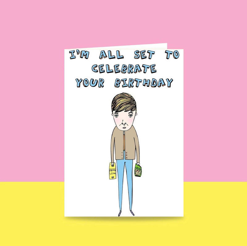 Able & Game: Birthday Card - I'm All Set To Celebrate Your Birthday