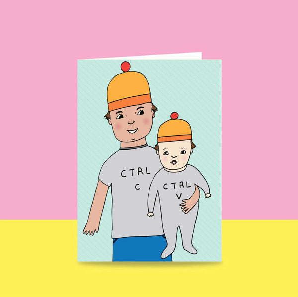 Able & Game: Father's Day Card - Ctrl C Ctrl V Dad