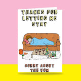 Able & Game: Greeting Card - Sorry About The Vom