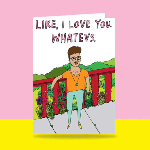 Able & Game: Love Card - Like, I Love You. Whatevs