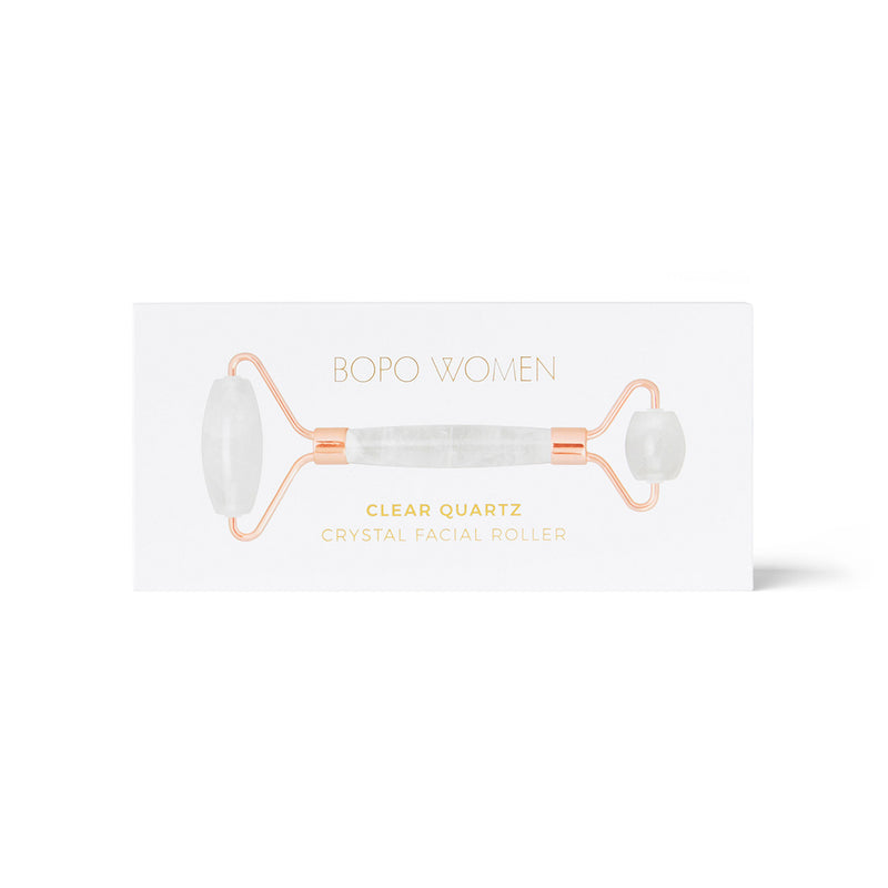 Bopo Women: Facial Roller - Clear Quartz