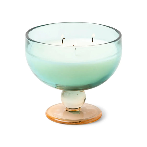 Paddywax: Aura Glass Goblet Candle (6oz) - Tobacco Patchouli