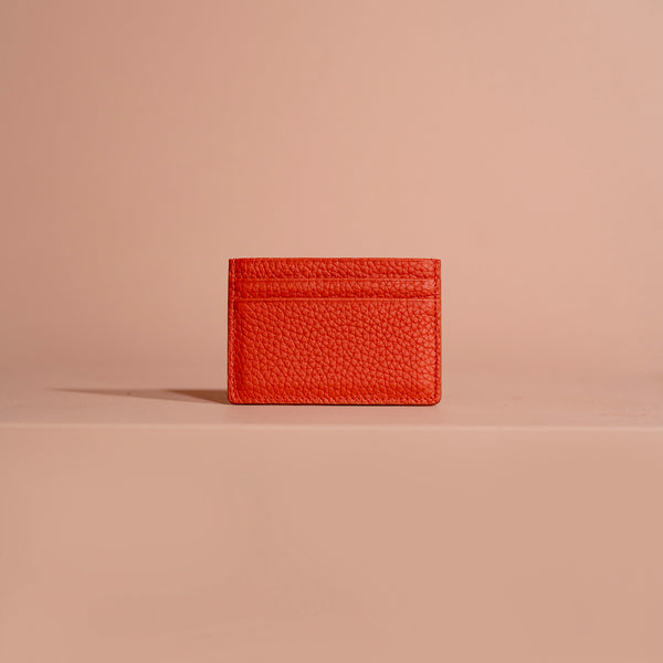 Coo Coo: Card Sleeve (Leather) - Coral