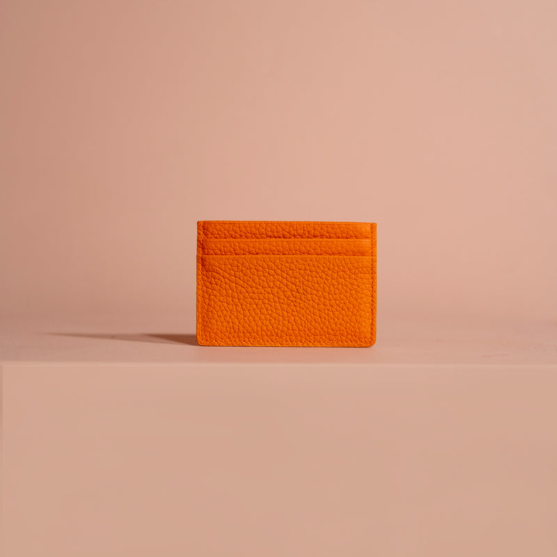 Coo Coo: Card Sleeve (Leather) - Orange