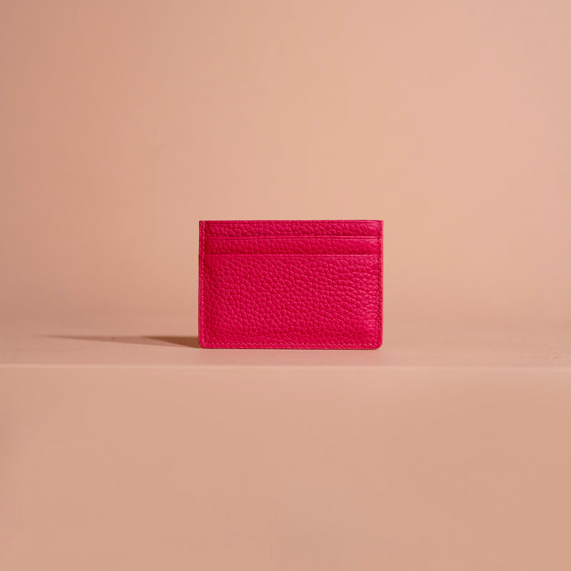 Coo Coo: Card Sleeve (Leather) - Cherry Red