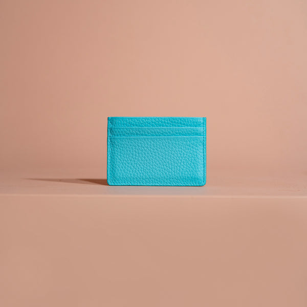 Coo Coo: Card Sleeve (Leather) - Aqua