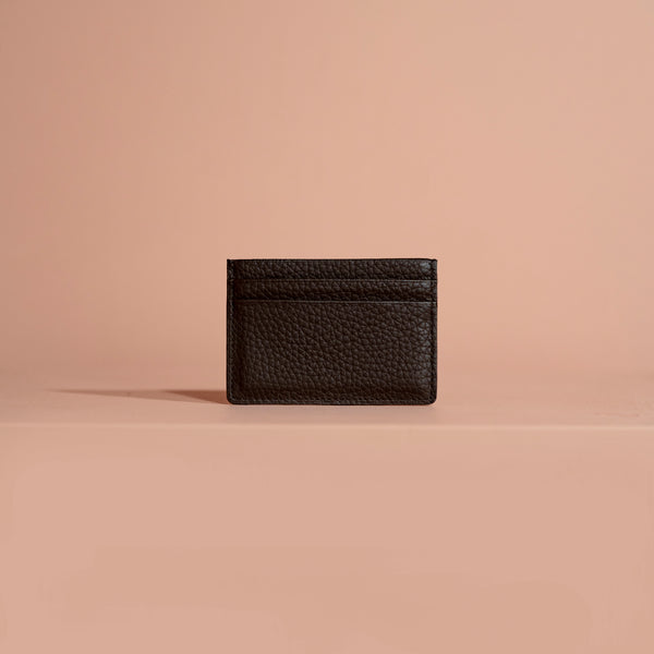 Coo Coo: Card Sleeve (Leather) - Dark Brown