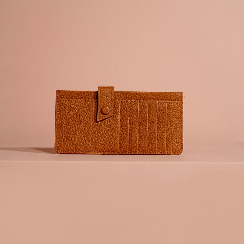 Coo Coo: Long Card Sleeve (Leather) - Camel