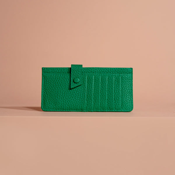 Coo Coo: Long Card Sleeve (Leather) - Green