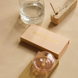 Gentle Habits: Glass Vessel Incense Holder