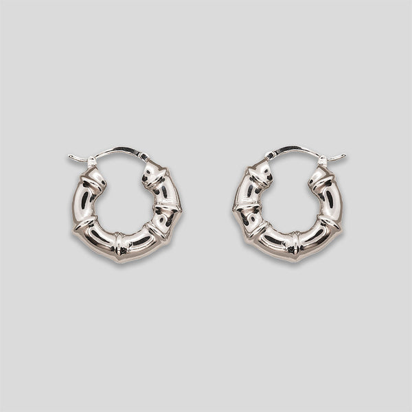 Coo Coo: Coo Coo: Bamboo Hoops - Silver