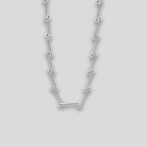 Coo Coo: Bone Chain Necklace - Silver