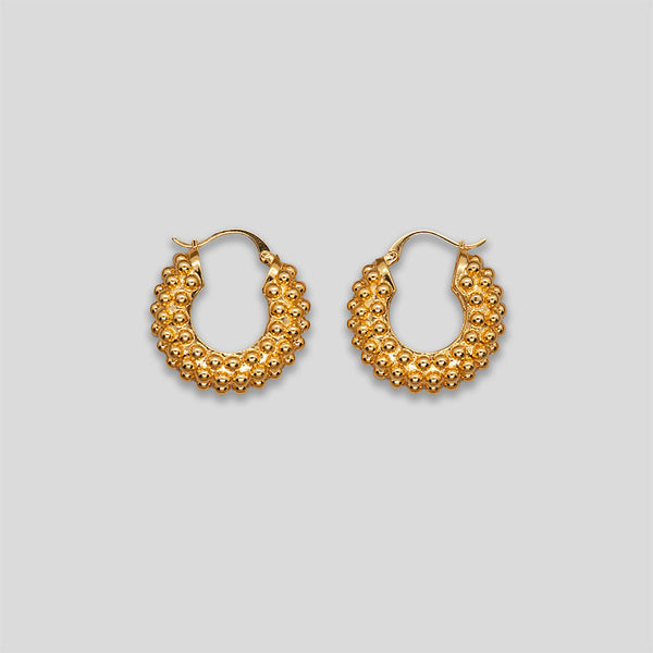 Coo Coo: Coo Coo: Bubbled Hoops - Gold