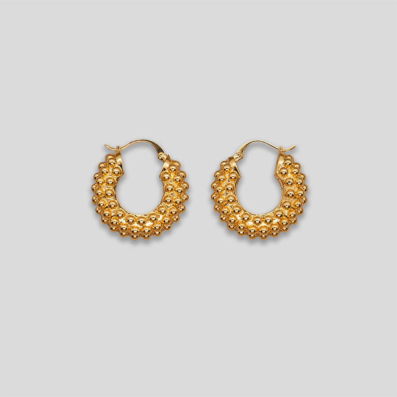 Coo Coo: Coo Coo: Bubbled Hoops - Gold