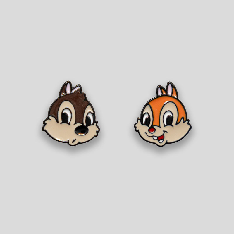 Coo Coo: Coo Coo: Chipmunks Studs - Brown/Cream