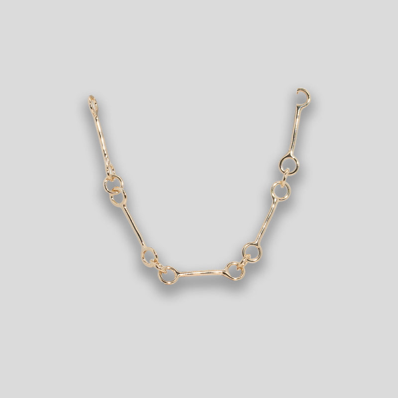 Coo Coo: Coo Coo: Circle Stick Chain Bracelet - Gold