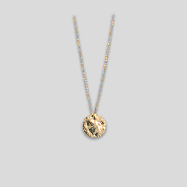 Coo Coo: Coo Coo: Coin & Chain Double Necklace - Gold