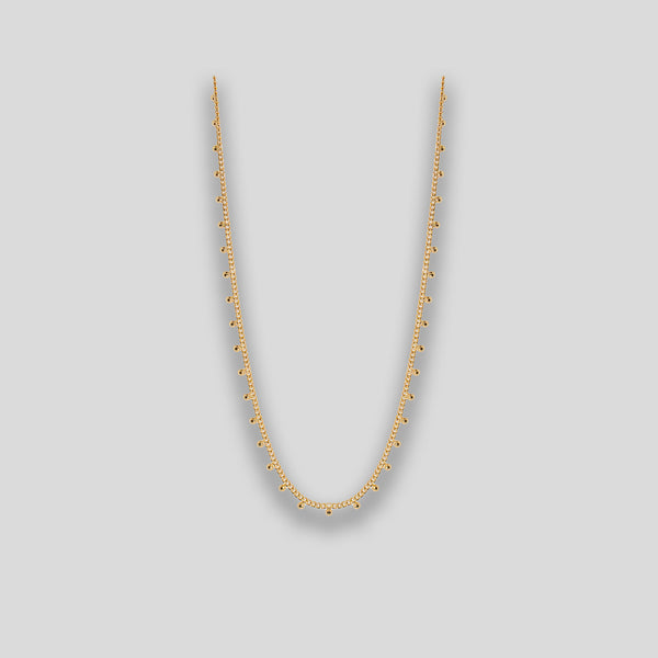 Coo Coo: Fine Droplet Necklace - Gold