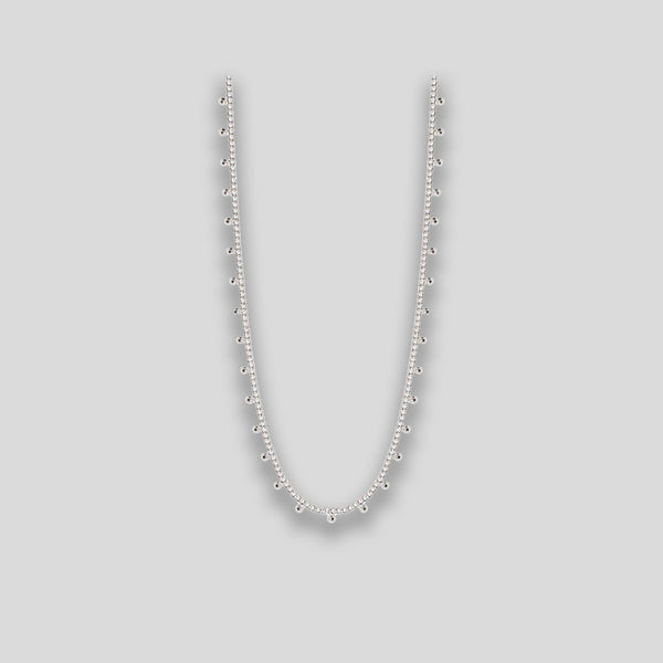 Coo Coo: Fine Droplet Necklace - Silver