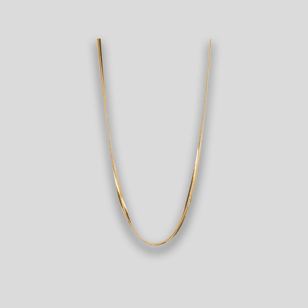 Coo Coo: Fine Snake Necklace - Gold