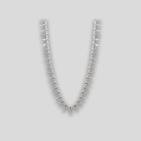 Coo Coo: Fine Tab Necklace - Silver