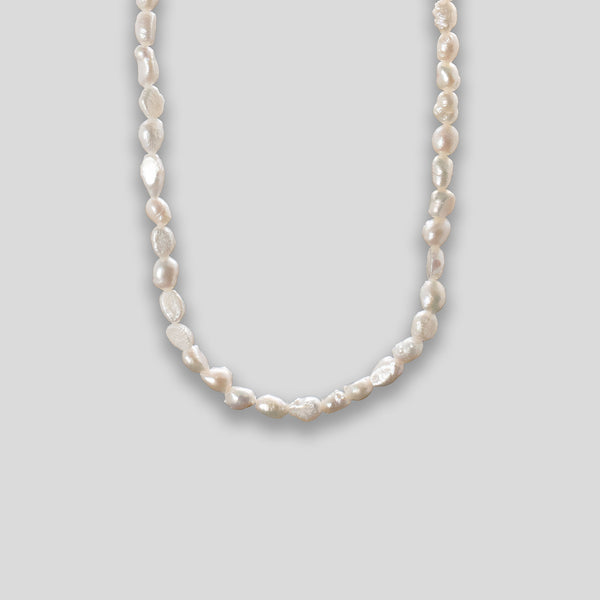 Coo Coo: Coo Coo: Irregular Freshwater Pearl Necklace - Pearl