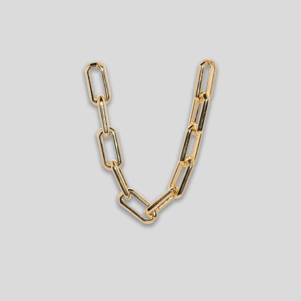 Coo Coo: Coo Coo: Large Oval Chain Bracelet - Gold