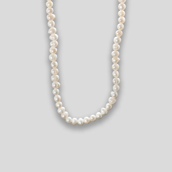 Coo Coo: Coo Coo: Medium Freshwater Pearl Necklace - Pearl