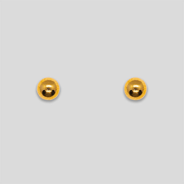 Coo Coo: Coo Coo: Mini Ball Studs - Gold