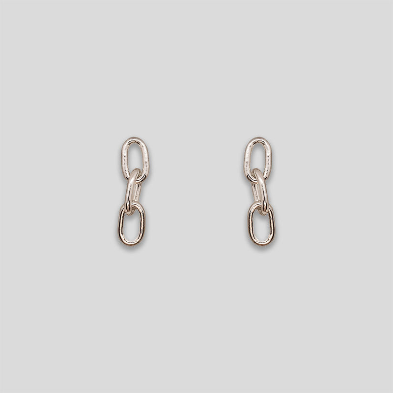 Coo Coo: Mini Chain Studs - Silver