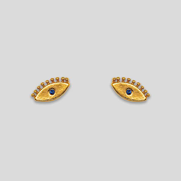 Coo Coo: Mini Eye Studs - Gold