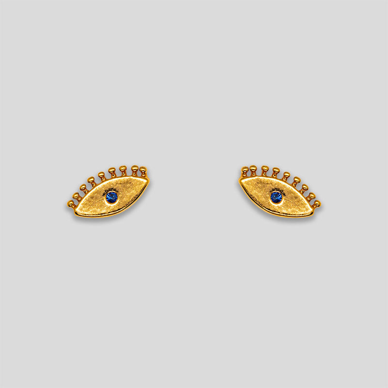 Coo Coo: Mini Eye Studs - Gold