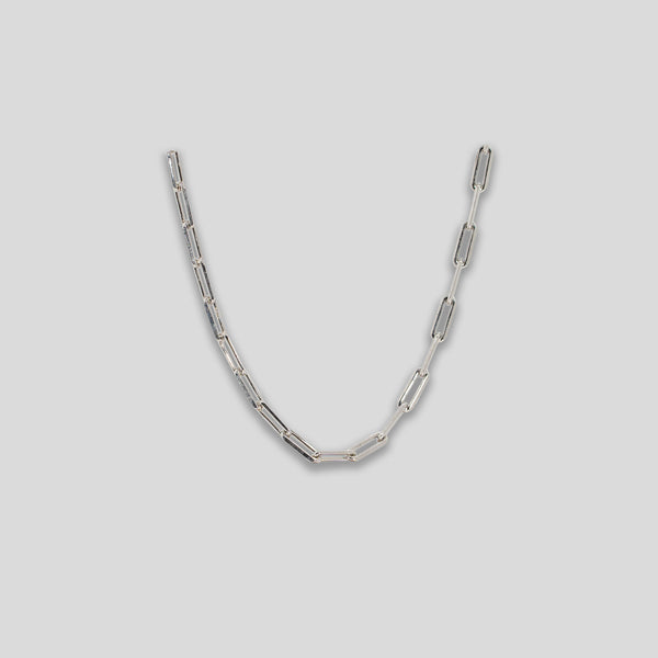 Coo Coo: Coo Coo: Narrow Link Bracelet - Silver