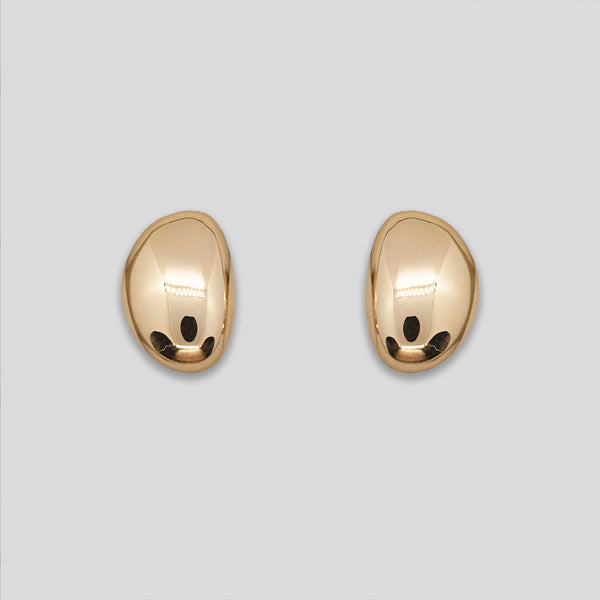 Coo Coo: Pebble Studs - Gold