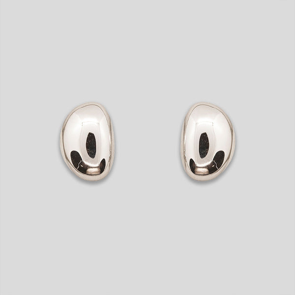 Coo Coo: Pebble Studs - Silver