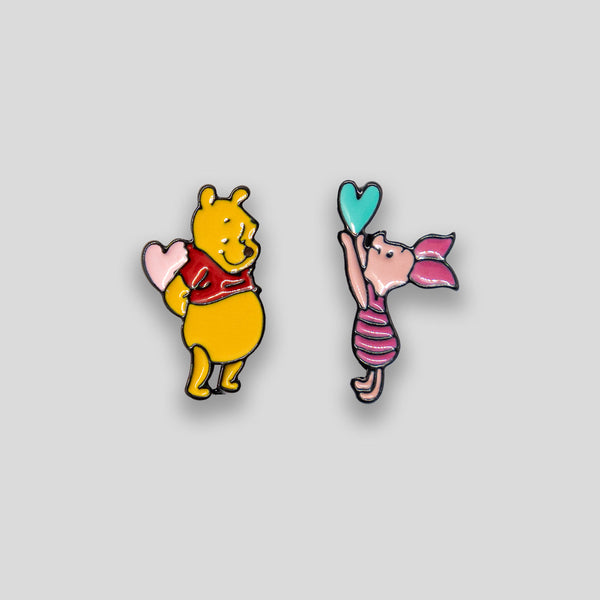 Coo Coo: Coo Coo: Pooh & Piglet Love Studs - Multi