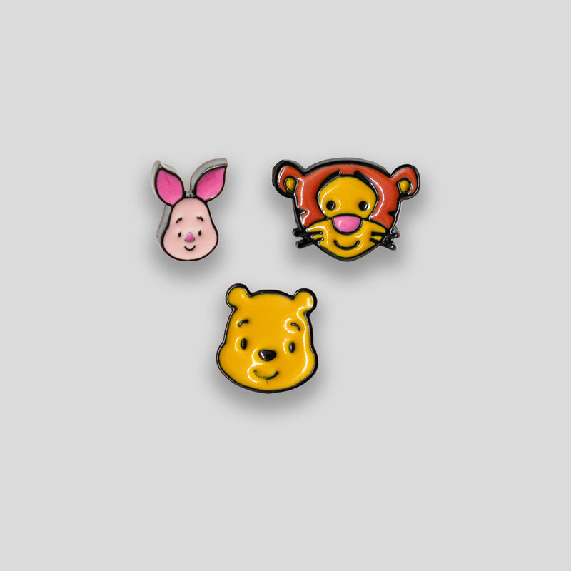 Coo Coo: Coo Coo: Pooh Stud Set of 3 - Multi