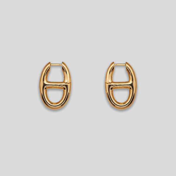 Coo Coo: Coo Coo: Ringtab Hoops - Gold