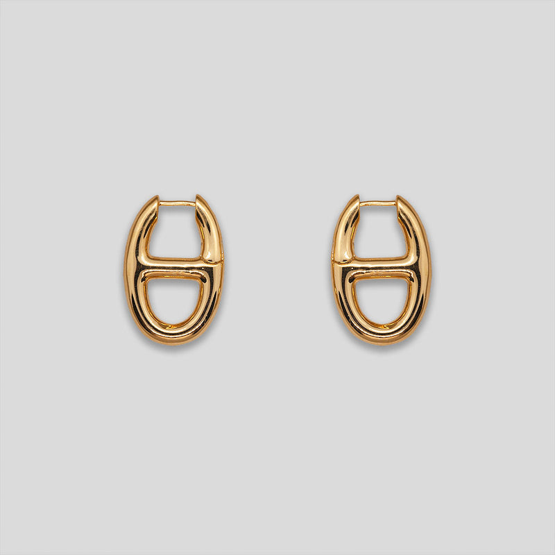 Coo Coo: Coo Coo: Ringtab Hoops - Gold