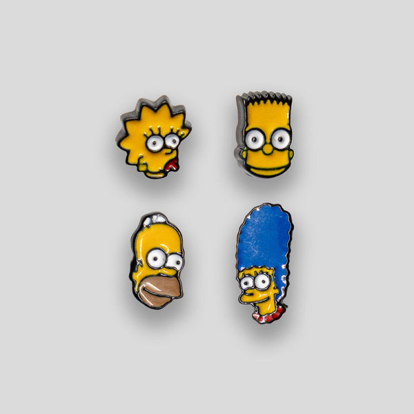 Coo Coo: Coo Coo: Simpsons Stud Set of 4 - Yellow/Blue