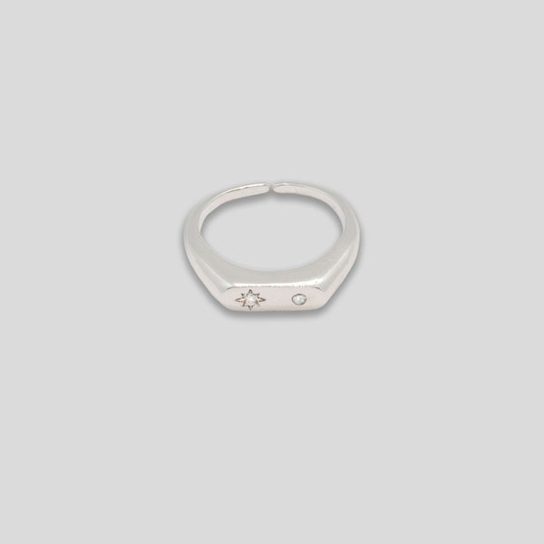 Coo Coo: Coo Coo: Starry Cygnet Ring - Silver